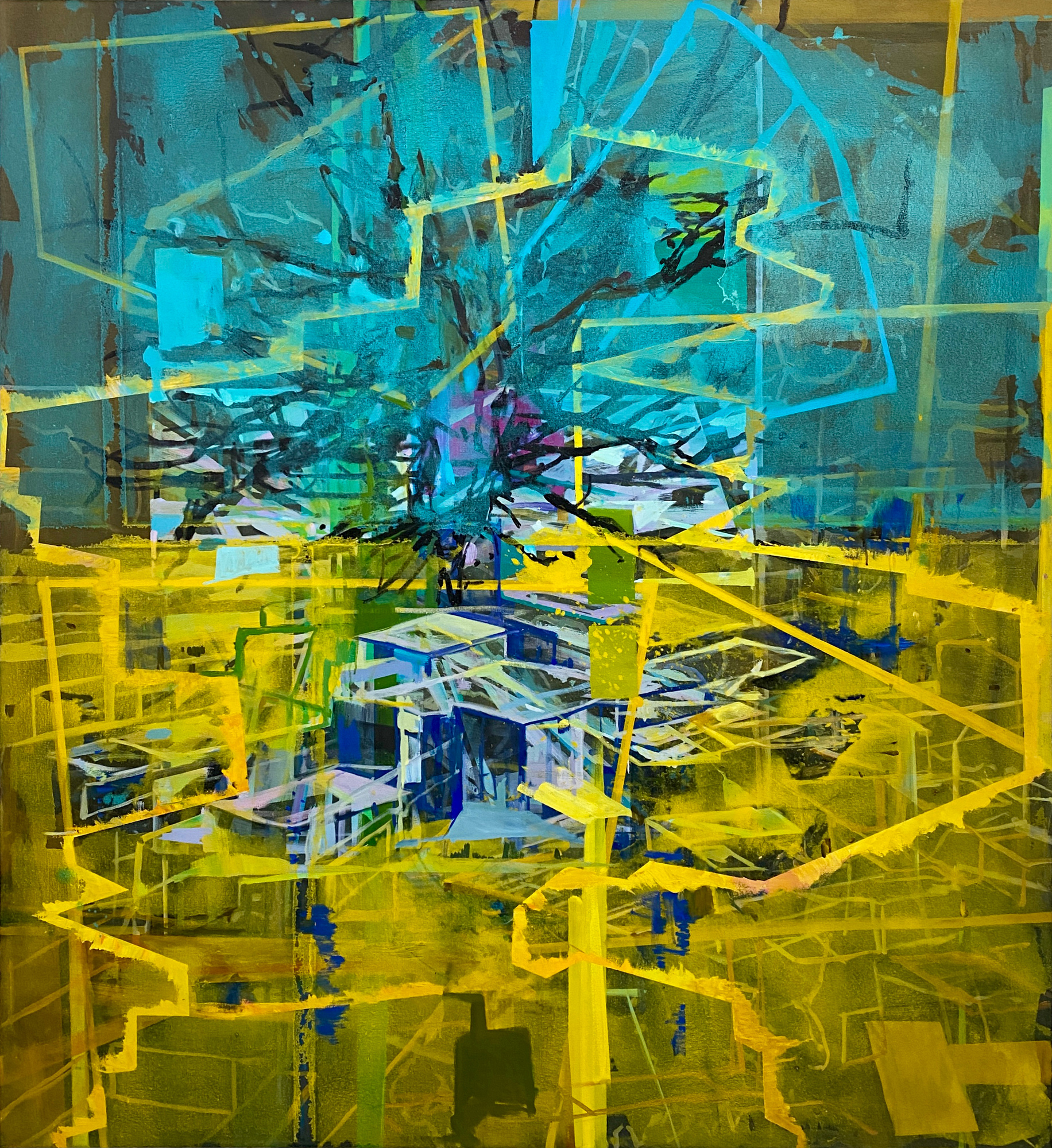 LEAD_Marie-Thibeault-Golden-State,-72'x66'-oil-on-canvas,-2022